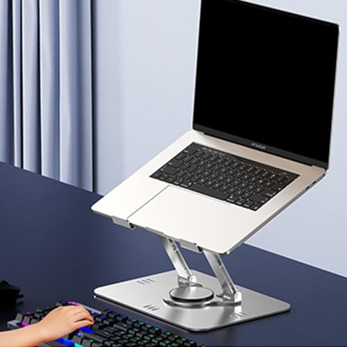 Support Ordinateur Réglable Pliable et Rotatif pour Tablette Tactile PC - 2