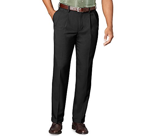 Pantalon double pli gris 52W conçu pour le confort des hommes forts