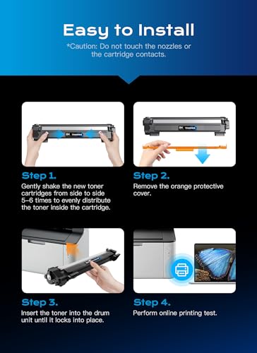 Quark TN1050 Toner Kompatibel für Brother TN-1050 für DCP-1612W DCP-1510 MFC-1910 HL-1110 HL-1210W HL-1212W DCP-1512 DCP-1610 MFC-1810 Drucker (2-Pack, Schwarz)