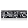 Perixx PERIBOARD-317 Backlit Keyboard with Wireless PERIMICE-621 Mouse Combo