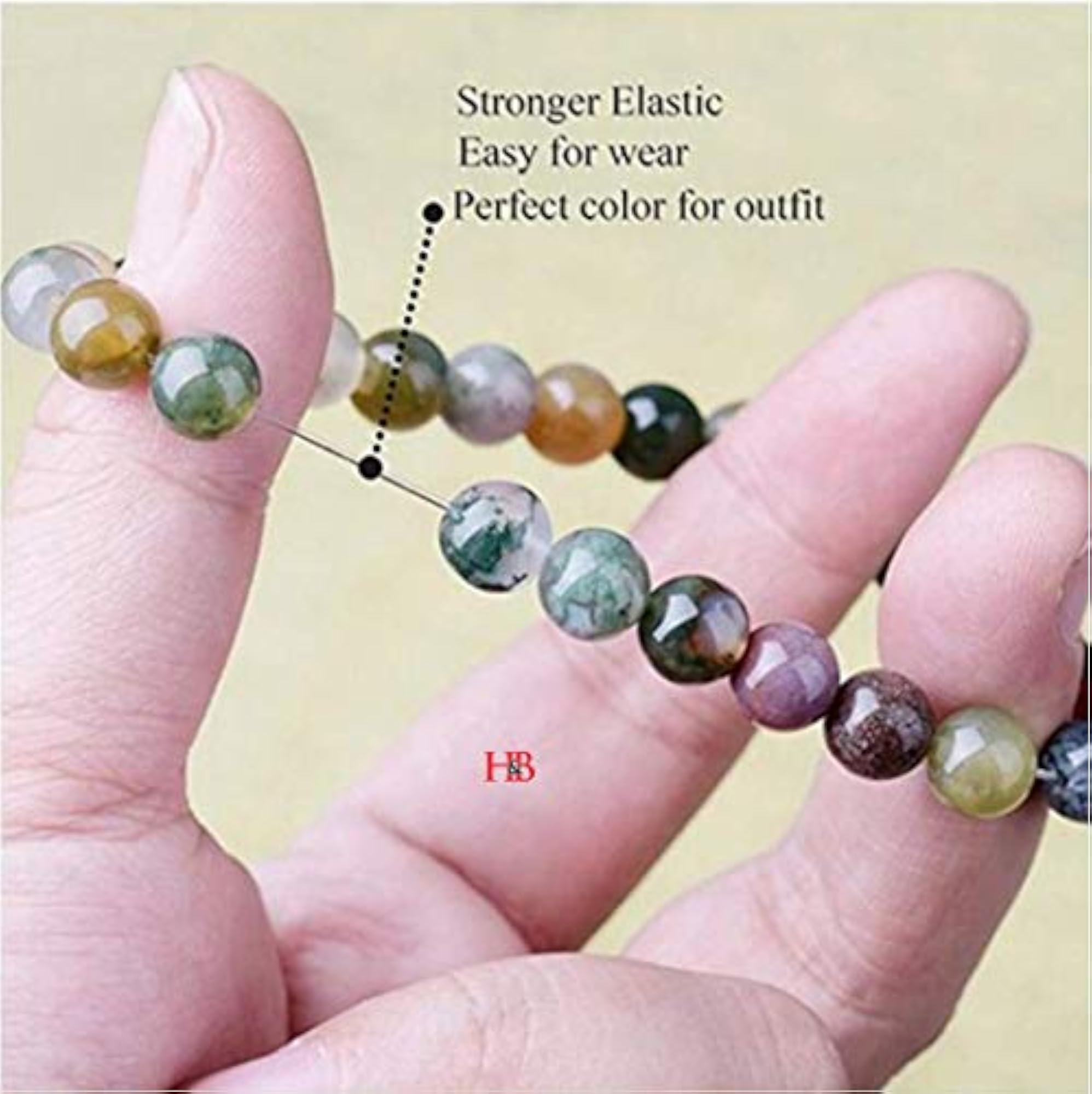 Natural Stone Bracelet - Gemstone Jewelry for Balance