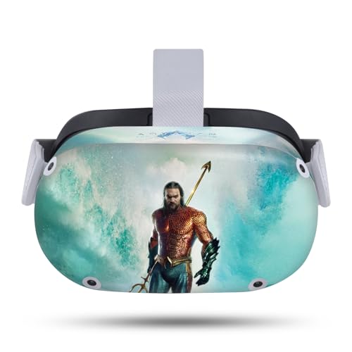 Head Case Designs Officially Licensed Aquaman and The Lost Kingdom Poster Graphics Vinyl Sticker Skin Decal Cover Compatible with Meta Quest 2