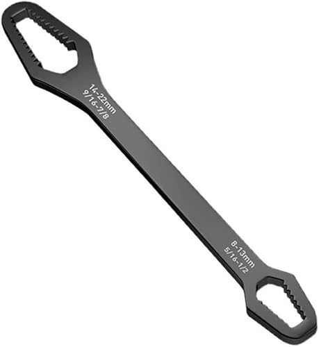 Llave Torx universal de doble cabezal autoaprietable herramientas de reparación de llaves universales autoaprietables de 0315in a 0866in placa de