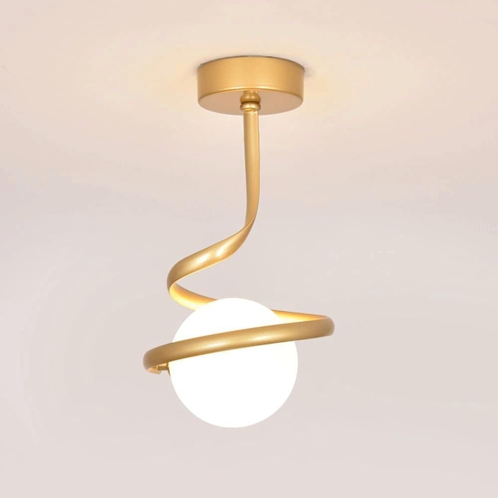 Lampes suspendues plafonniers globe en verre luminaire entrée moderne