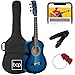 Best Choice Products 30in Kids Classical Acoustic Guitar Complete Beginners Kit w/Carrying Bag, Picks, E-Tuner, Strap (Blue)