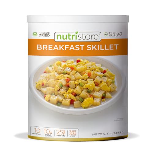 Nutristore BREAKFAST SKILLET -PARENT Freeze-Dried Breakfast Skillet | Emergency Survival Bulk Food Storage Meal | Perfect For Everyday Quick Meals And Long-Term Storage cover