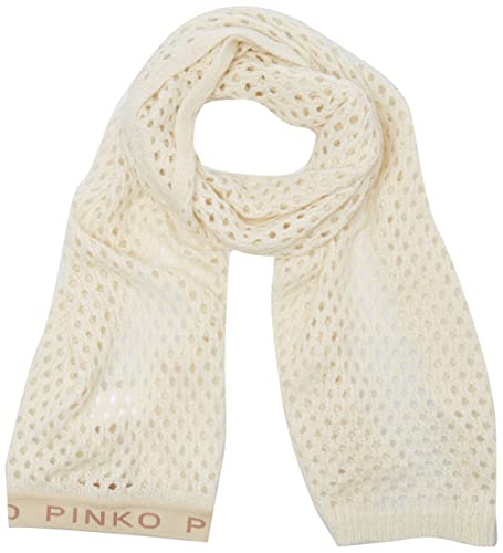 Écharpe filet Pinko Soledad Misto Alp rose accessoire hiver taille unique