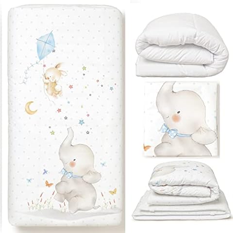 mibebestore Funda Nórdica Desenfundable Cuna Party Azul Cover