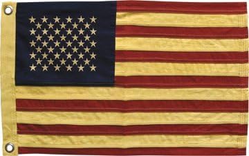 BCD Flag 17X28 Tea Stained