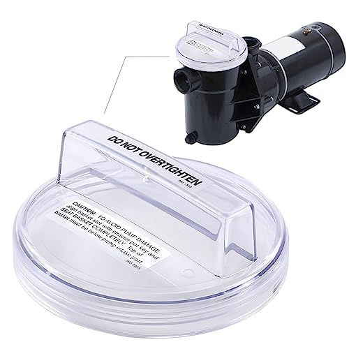 GRAND ORANGE Clear Pool Pump Strainer Lid 1121-1429 Fit Lomart Ultra Promega 3, Embassy High Performance Pump and Doughboy Powerline XP
