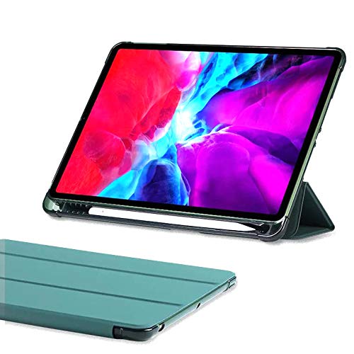 Image of Arbuda flip Cover for Xiaomi Pad 6 (11 inch) Faux Leather Smart flip case Cover Tri Fold Pen Holder with (Auto Sleep /Wake) -Green