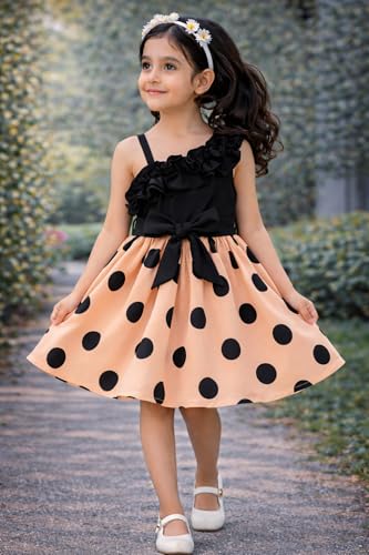 Image of Buy & Try Bali Lycra Fabrick Printed Girl Frock Dress