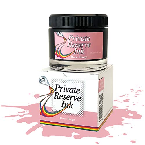 Private Reserve Ink Rose Rage – Premium 60ml Fountain Pen Ink Bottle | Rich Rose with Fast-Drying Formula | Archival Quality & pH-Balanced | Perfect for Elegant Writing & Art by Private Reserve Ink - Image 2