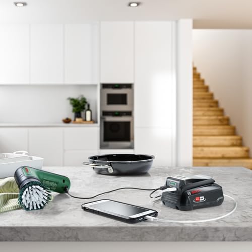 Bosch USB Adapter UniversalUSB 18V-45 (für vielseitiges Laden; USB-C/USB-A Power Adapter/Power Bank; 18V System)