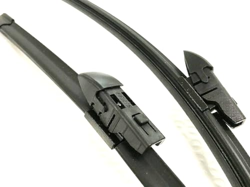 Image of Oshotto Frameless (O.E.M Type) Wiper Blades Compatible with BMW X3 (2017-2024) (26 inch / 20 inch)