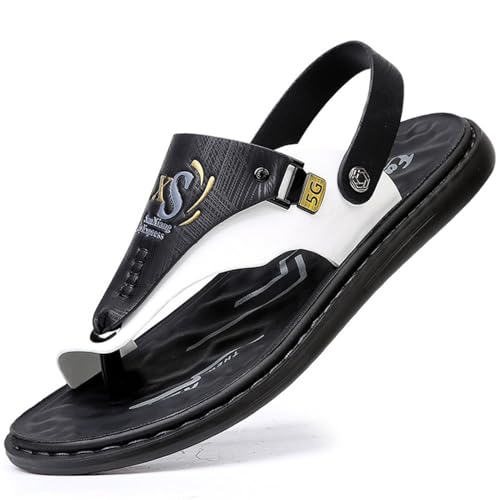 Casual Leather Bunion Corrector Sandals Men, Durable Men's Sandals Bunion Relief
