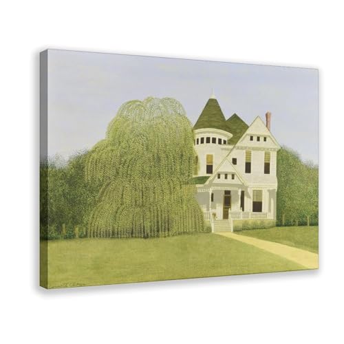 Toile de saule pleureur Carroll Cloar : une note de poésie murale pour votre salon