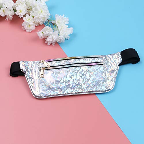 Pochete holográfica TENDYCOCOCOCO, pochete para rave, multifuncional para homens e mulheres, Pochete