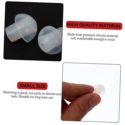 SUPVOX 10Pcs Tampões De Ouvido Tampões De Ouvido De Silicone Cancelamento De Ruído Tampões De Orelha