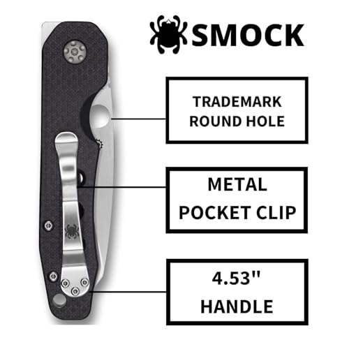 Spyderco Smock Premium Flipper Knife with 3.45