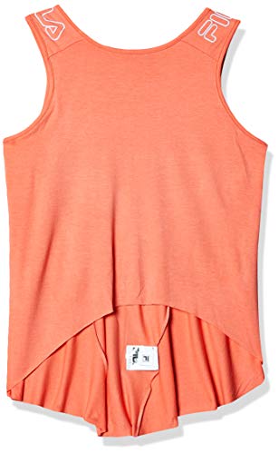Camiseta Mind Tec II, Fila, Feminino, Coral/Rosa Claro, G