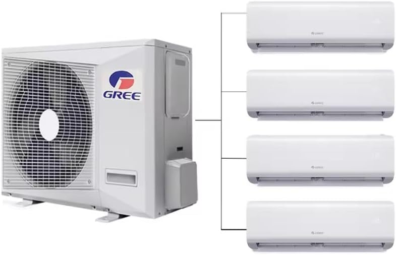 42000BTU - 12K Zones Ductless Mini Split Air Conditioner & Heater - 4 Zone