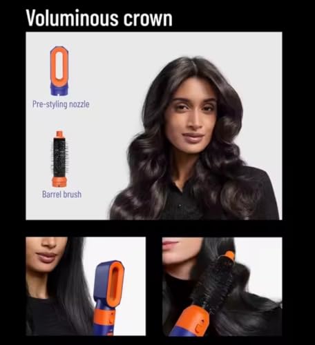 Multi-styler Coanda avec brosse rotative interchangeable pour boucler et lisser - 6