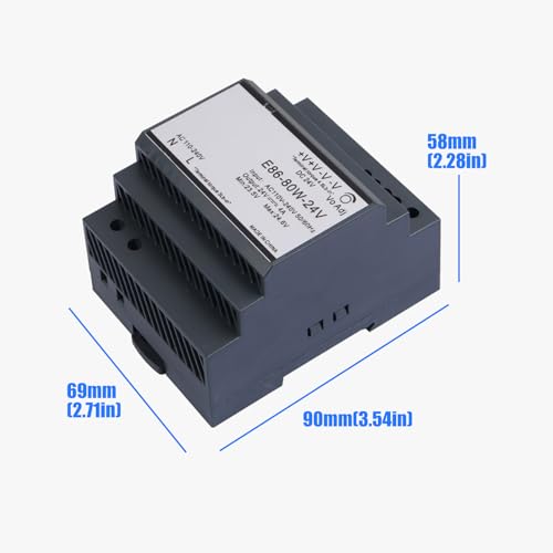 Alimentation à découpage 80W boîtier robuste entrée 110V 220V sortie DC 24V haute performance - 6