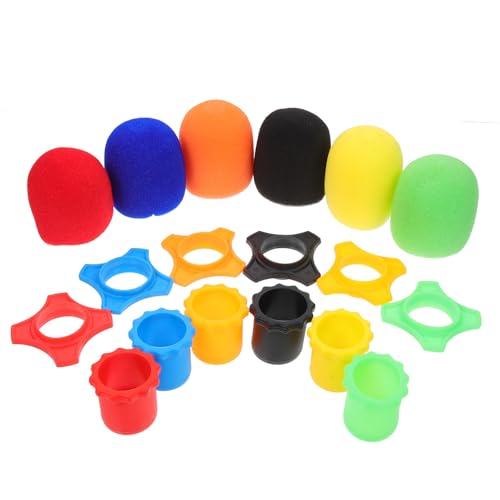 Microphone Covers and Accessories Sponge Silicone Anti Rolling Rings