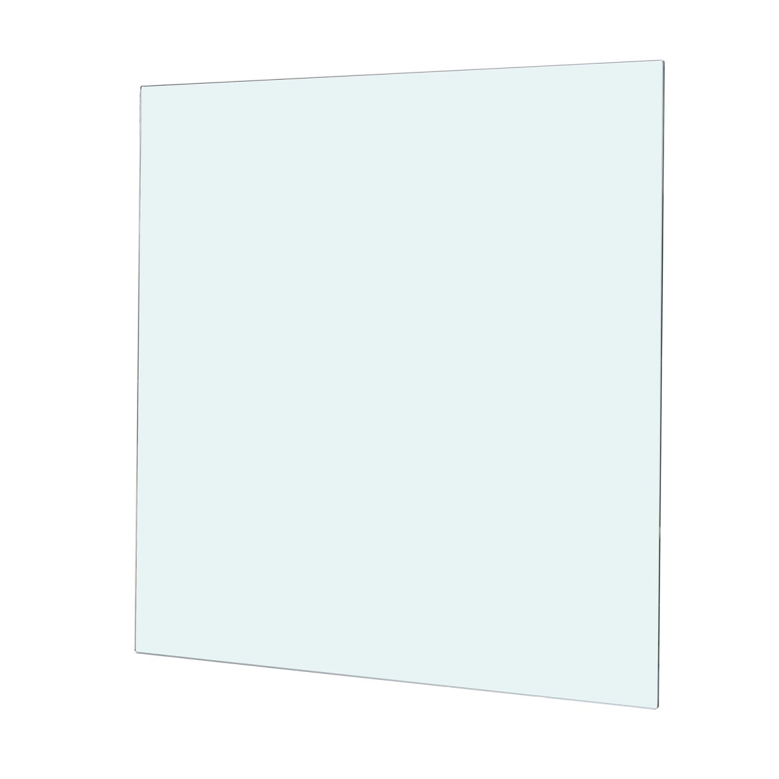 Tempered Glass Square Table Top 39.3 * 39.3 Inch Diameter, 3/8 Inch Thick, Heavy-Duty Safety Glass Circle for Dining Table, Desk, Patio Base Replacement-Clear