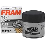 FRAM TG+ Replacement Oil Filter TG3614P, Designed for Interval Full-Flow Changes Lasting Up to 15K