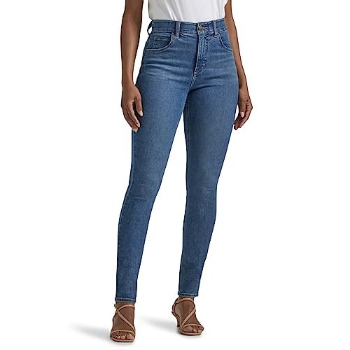 Lee Womens Ultra Lux Comfort with Flex Motion High Rise Skinny JeanJeans