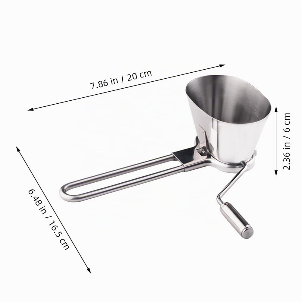 PRETYZOOM Manual De Perejil De Acero Inoxidable Con Manivela Picador De Verduras Y Especias Para Cocina Fácil Y Rápido Cortar Ajo Jengibre