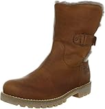 Rutschfeste Sohle Panama Jack Felia Igloo Damen Warm gefüttert Biker Boots Halbschaft Stiefel & Stiefeletten, Braun (Bark B4), 37 EU (4 Damen UK)