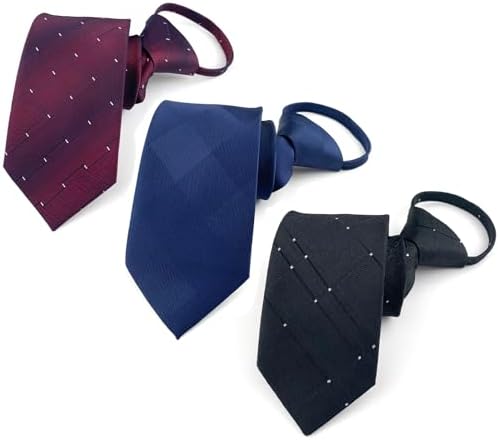 Amazon | [FANGXI] ワンタッチネクタイ 5秒装着 結ばないネクタイ 7CM