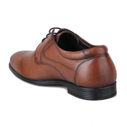 Image of Red Chief Formal Low Ankle Derby Shoes for Men RC3976LR Tan