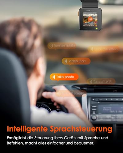 Dashcam Avant VANTRUE E1 Lite 1080P WiFi avec GPS Intégré - 5