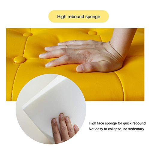 Pouf de rangement rectangulaire multifonctionnel 60 x 40 x 43 cm - 4