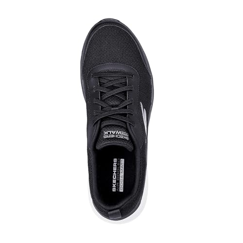 Image of Skechers Mens GO Walk 6 - Bold Knight Black Walking Shoes