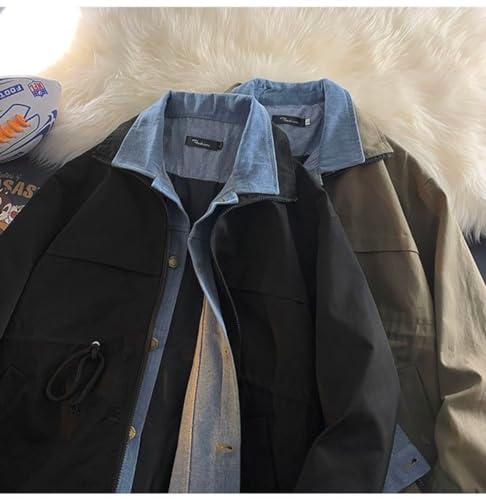 Unisex Varsity Jacket, Layered Look Winter Jackets for Men and Women Streetwear Bomber Coats4