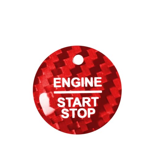 Autocollant bouton démarrage moteur Ford Taurus et Expedition rouge