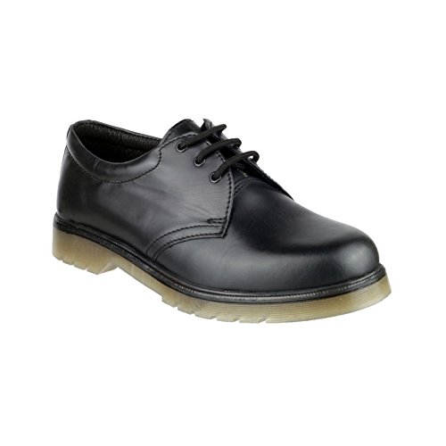 Chaussures basses en cuir femme Amblers Aldershot contre les pieds fatigués