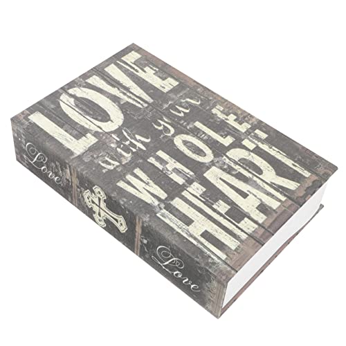 Zerodeko Box Ornament Storage Box Ornament Organizer Storage Box Jewelry Safes For Home Stainless Steel Storage Box Cash Stoarge Box Book Jewelry Box Jewelry Holder Piggy Bank Box With Lock #TOP13