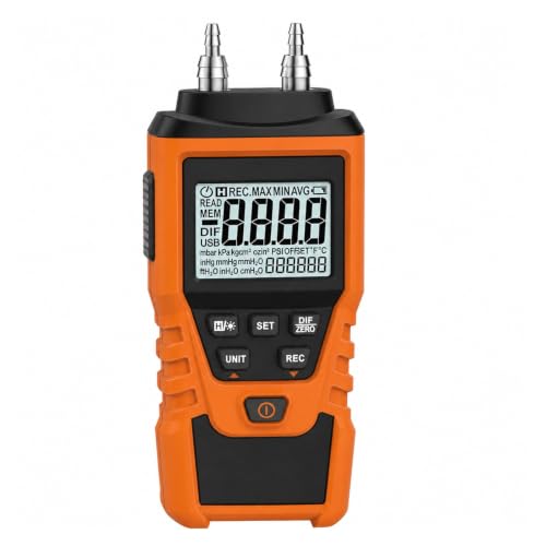 Pressure Gauge Meter, DMT01 Digital Manometer Pressure Gauge