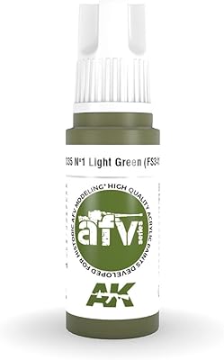 AK Acrylics 3Gen AFV AK11335 Nr1 Light Green (FS34151) (17ml)