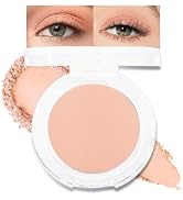 HHLTOH Single Mini Pressed Eyeshadow Makeup Palette, Nude Skin Color Sparkle Shimmer Glitter Mono...