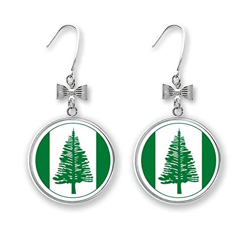 Boucles d'oreilles Norfolk Island emblème national, le cadeau souvenir idéal