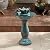 Pleasant Pond Frog Lotus Modern Outdoor Floor Water Bubble Fountain 25 1/4" High Pedestal Bowl for Garden Patio Backyard Deck Home Lawn Porch House Relaxation Exterior Balcony - John Timberland
