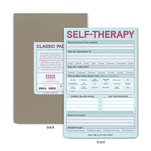 Knock Knock Self-Therapy Pad, Checklist Note Pad for Step-by-Step Stress Relief (Pastel Version), 6 x 9-inches - Image 2