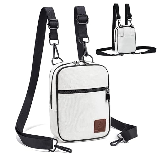 Image of LVYOUME Convertible Crossbody Bag for Men /Women,Adjustable Waist /Shoulder /Backpack with 2 /3 Strap,Everyday Essentials Carrier